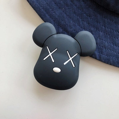 Cute Cartoon Round Universal Mobile Phone Ring Holder Airbag Gasbag fold Stand Bracket Mount For iPhone XR Samsung Huawei Xiaomi
