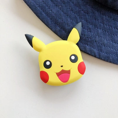 Cute Cartoon Round Universal Mobile Phone Ring Holder Airbag Gasbag fold Stand Bracket Mount For iPhone XR Samsung Huawei Xiaomi