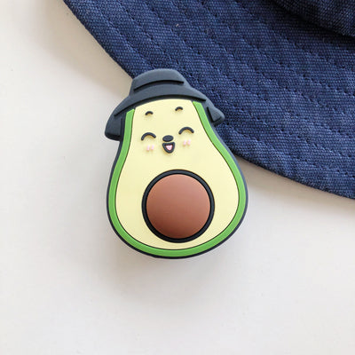 Cute Cartoon Round Universal Mobile Phone Ring Holder Airbag Gasbag fold Stand Bracket Mount For iPhone XR Samsung Huawei Xiaomi