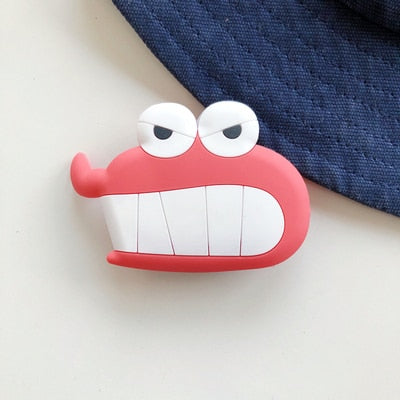 Cute Cartoon Round Universal Mobile Phone Ring Holder Airbag Gasbag fold Stand Bracket Mount For iPhone XR Samsung Huawei Xiaomi