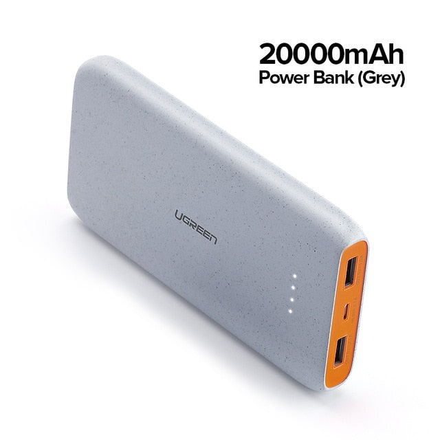Ugreen Power Bank 20000mAh Portable Charging External Poverbank for Xiaomi Mi 8 Mobile Phone Battery Charger Powerbank 20000mAh