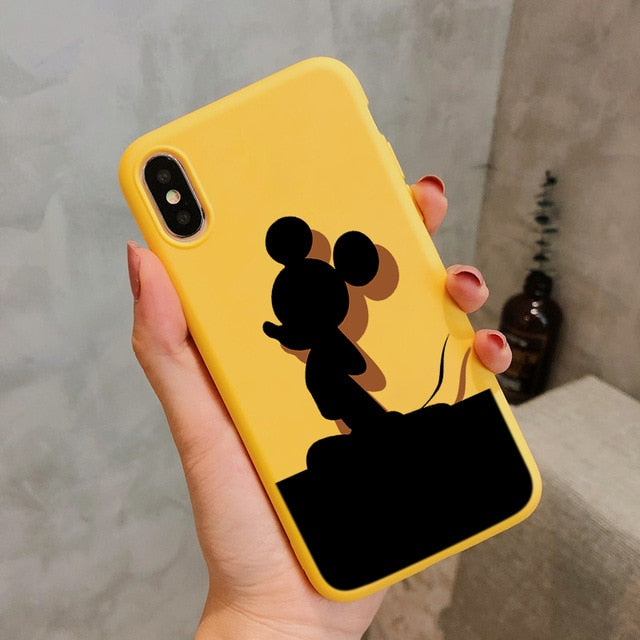 Luxury Cute Protect Soft TPU Case For iPhone 6S 8 7 6 S Plus Matte Back Coque For iPhone X XS Max XR Cartoon Phone Cases Capas