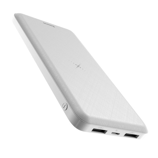 Baseus 10000mAh Qi Wireless Charger Power Bank External Battery Wireless Charging Powerbank For iPhone 7 X Samsung huawei Xiaomi