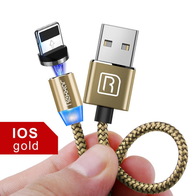1M 2M Magnetic USB Cable Micro USB Type C Charger Cable Fast Charging For iPhone XS Max Samsung Charge Magnet Android Phone Cord