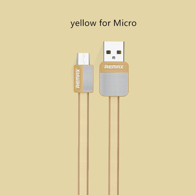 Original Remax Mobile Phone Cables 2.1A 1m Durable Fast Charger Cable For xiaomi samsung For iPhone6 6s 7 8 iPhone x