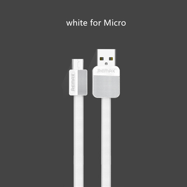 Original Remax Mobile Phone Cables 2.1A 1m Durable Fast Charger Cable For xiaomi samsung For iPhone6 6s 7 8 iPhone x