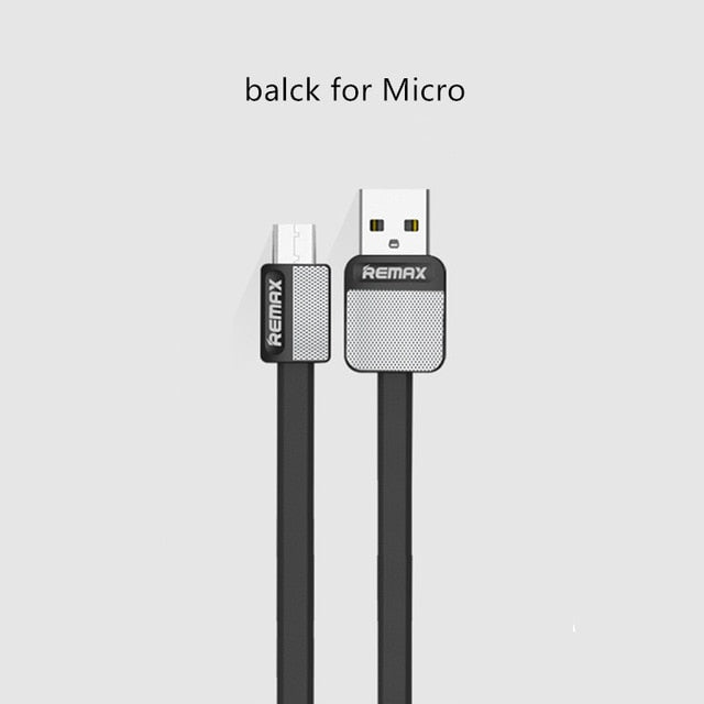 Original Remax Mobile Phone Cables 2.1A 1m Durable Fast Charger Cable For xiaomi samsung For iPhone6 6s 7 8 iPhone x