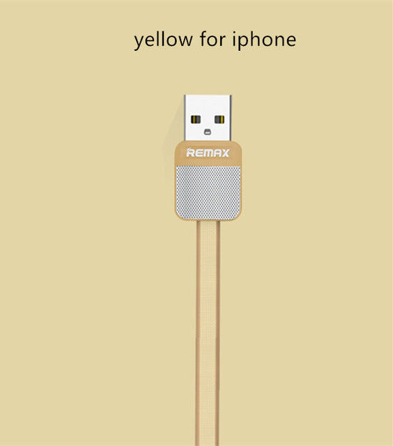 Original Remax Mobile Phone Cables 2.1A 1m Durable Fast Charger Cable For xiaomi samsung For iPhone6 6s 7 8 iPhone x