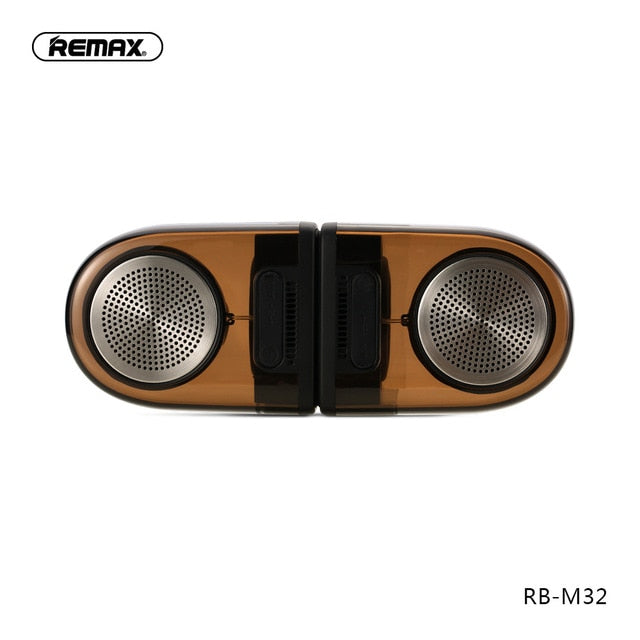 REMAX Speaker IPX5 Water Magnetic Pair Portable Wireless Stereo Best Sound 2.0 High Definition Sound Speakers for Pc/phoneRB-M22