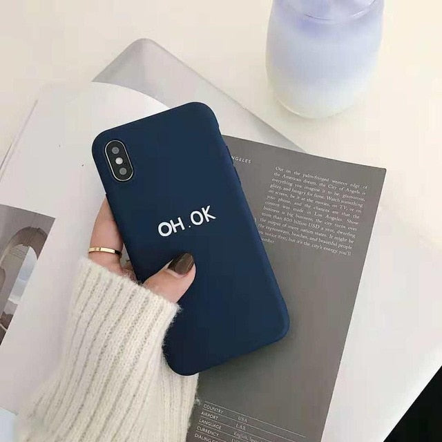 Silicon stitch Funda For Iphone 7Plus 8plus TPU Soft Phone Case Cover for iPhone 8 7 Plus 6 6S X XS MAX SE XR 10 Cover Coque