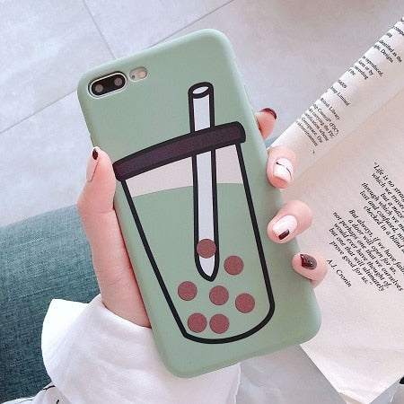 Silicon stitch Funda For Iphone 7Plus 8plus TPU Soft Phone Case Cover for iPhone 8 7 Plus 6 6S X XS MAX SE XR 10 Cover Coque