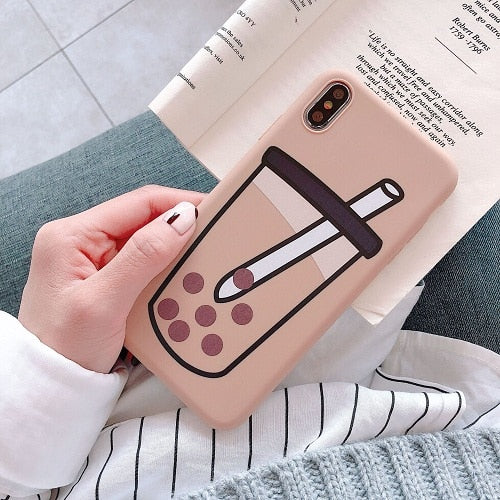 Silicon stitch Funda For Iphone 7Plus 8plus TPU Soft Phone Case Cover for iPhone 8 7 Plus 6 6S X XS MAX SE XR 10 Cover Coque