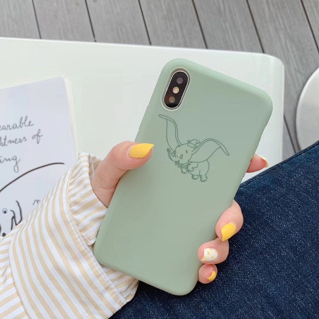 Silicon stitch Funda For Iphone 7Plus 8plus TPU Soft Phone Case Cover for iPhone 8 7 Plus 6 6S X XS MAX SE XR 10 Cover Coque
