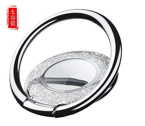 360 Degree Finger Ring Mobile Phone Smartphone Stand Holder Mount for IPhone 8 IPad Xiaomi All Smart Phone Luxury Couple Models
