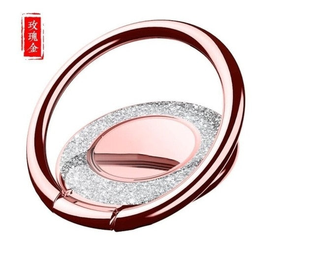 360 Degree Finger Ring Mobile Phone Smartphone Stand Holder Mount for IPhone 8 IPad Xiaomi All Smart Phone Luxury Couple Models