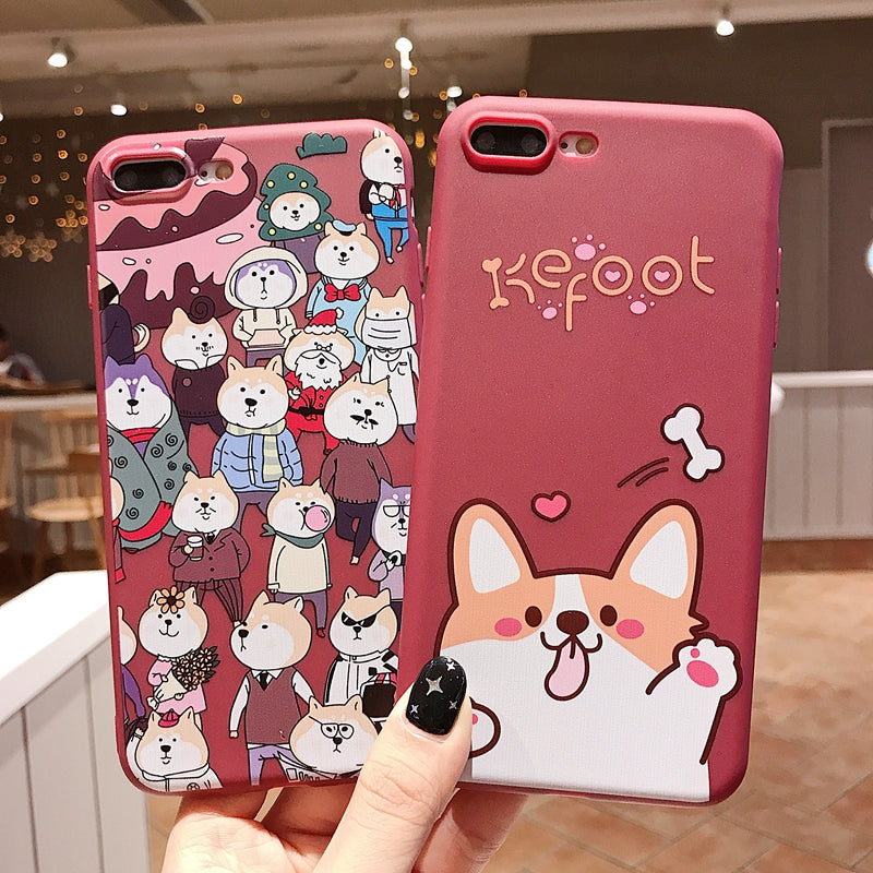 Cartoon Silicon Phone Case For Etui iPhone 7 8 Plus XS Max XR Cute Unicorn Case For iPhone X 8 7 6 6S Plus Soft TPU Cover Coque