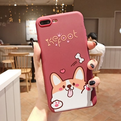 Cartoon Silicon Phone Case For Etui iPhone 7 8 Plus XS Max XR Cute Unicorn Case For iPhone X 8 7 6 6S Plus Soft TPU Cover Coque