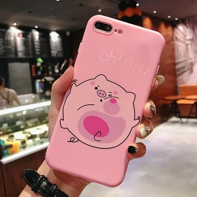 Cartoon Silicon Phone Case For Etui iPhone 7 8 Plus XS Max XR Cute Unicorn Case For iPhone X 8 7 6 6S Plus Soft TPU Cover Coque