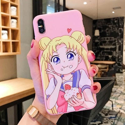 Cartoon Silicon Phone Case For Etui iPhone 7 8 Plus XS Max XR Cute Unicorn Case For iPhone X 8 7 6 6S Plus Soft TPU Cover Coque