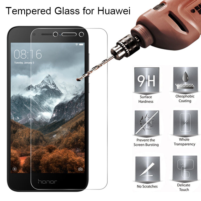 9H HD Tempered Glass for Huawei Honor 6C Pro 4C 5C 3C Phone Screen Protector Front Film Glass for Honor 5A 4A 6A Pro 5X 4X Film