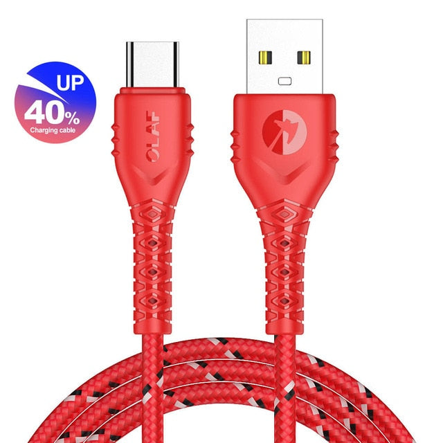 USB Cable 3m 2m 1m Fast Charging USB Type C Cable For Samsung Charger Data Charge Micro USB Cable For Huawei Xiaomi Mobile Phone