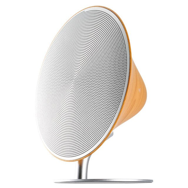 Remax Bluetooth 4.2 Hifi Audio Desktop Stereo Wireless Bluetooth Speaker Nfc Home Wooden Bluetooth Speaker Contact Butt