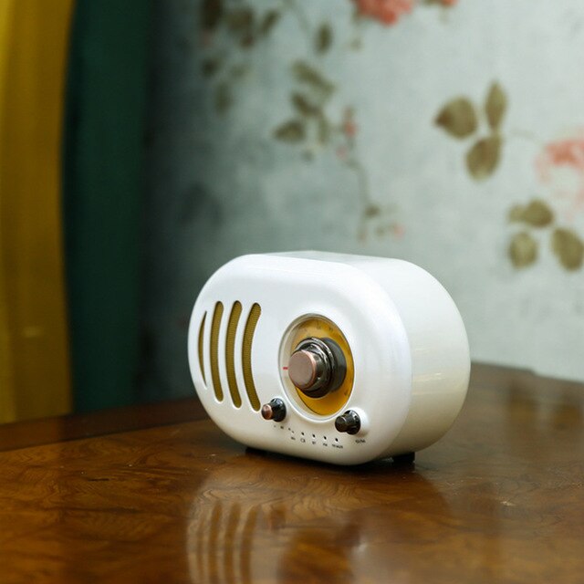 Remax Hifi Retro Radio Bluetooth Speaker Portable Mini Speaker Support Tf Card Play Fm Radio Handsfree Phone Pc Wireless Speak