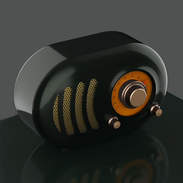 Remax Hifi Retro Radio Bluetooth Speaker Portable Mini Speaker Support Tf Card Play Fm Radio Handsfree Phone Pc Wireless Speak