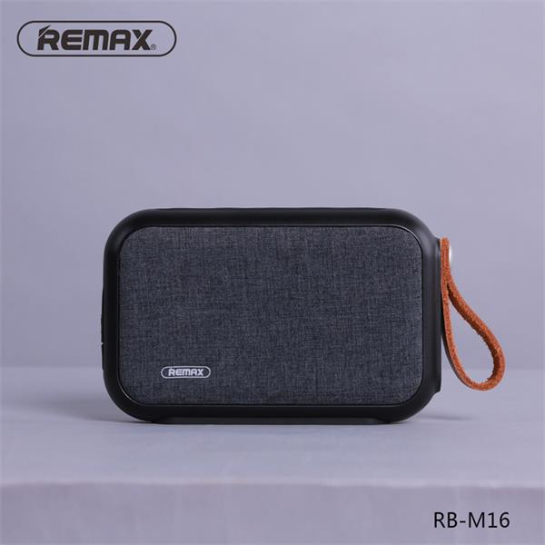 REMAX RB-M16 Waterproof Grade Portable Style Bluetooth Speaker V4.0 Bluetooth Fabric ABS Leather IP5X Outdoor Sport Speaker