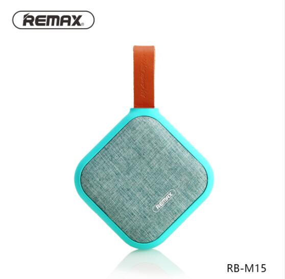 REMAX M15 Portable Fabric Bluetooth Speaker HD/HiFi/NFC/TF Wireless Waterproof Mini 5W Bass Loudspeaker 3D Surround