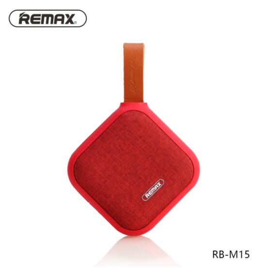 REMAX M15 Portable Fabric Bluetooth Speaker HD/HiFi/NFC/TF Wireless Waterproof Mini 5W Bass Loudspeaker 3D Surround