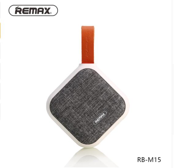 REMAX M15 Portable Fabric Bluetooth Speaker HD/HiFi/NFC/TF Wireless Waterproof Mini 5W Bass Loudspeaker 3D Surround