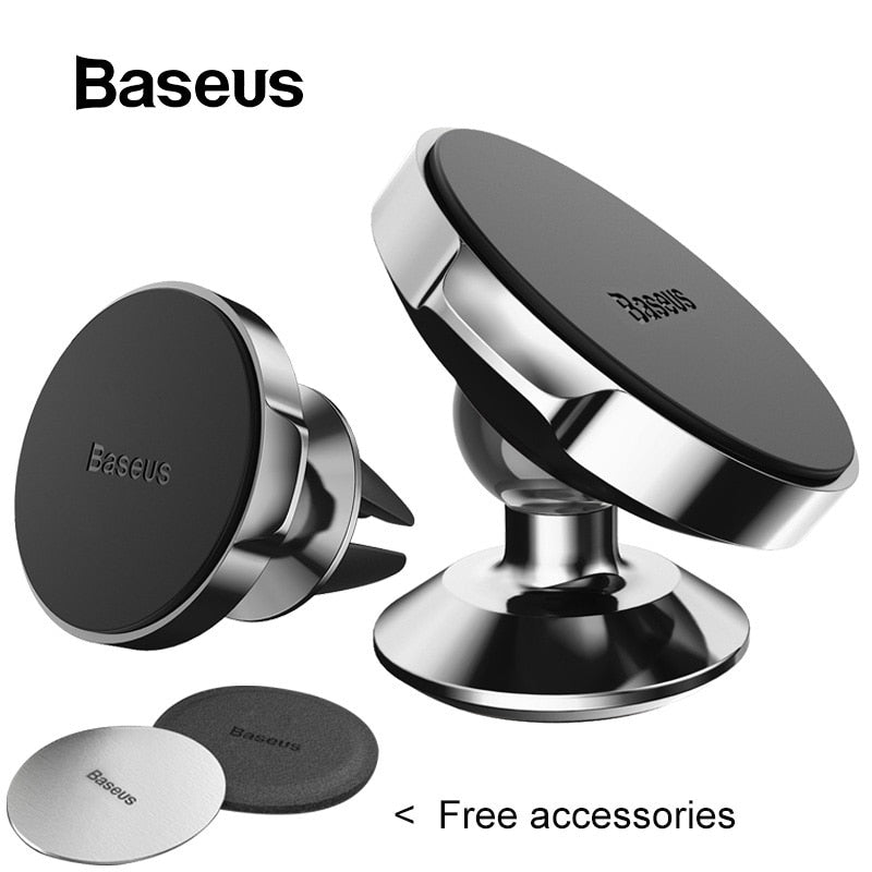 Baseus Magnetic Car Holder For Phone Universal Holder Mobile Cell Phone Holder Stand For Car Air Vent Mount GPS Car Phone Holder
