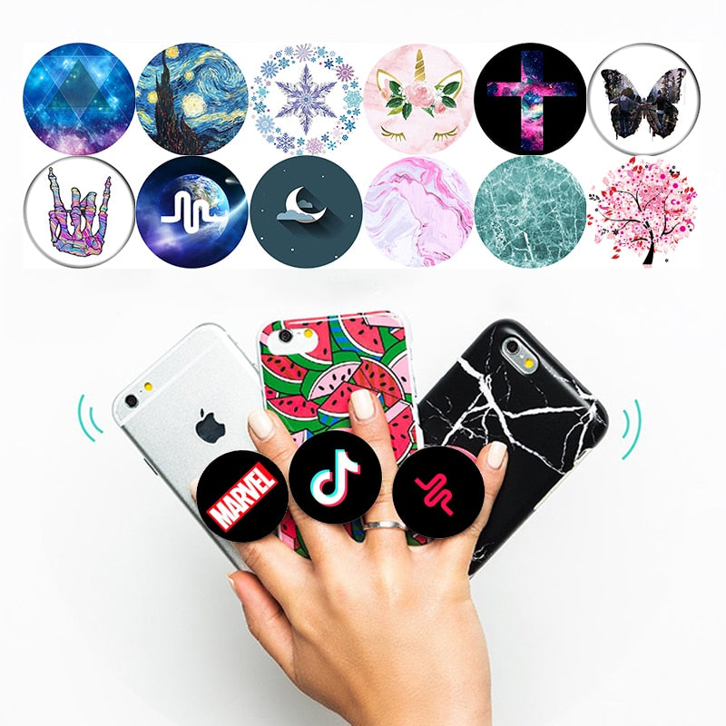 попсокет Marvel Avengers popsoket Musical Anti-Fall Phone Holder Hand Finger Grip Ring pocket socket for All Smartphones