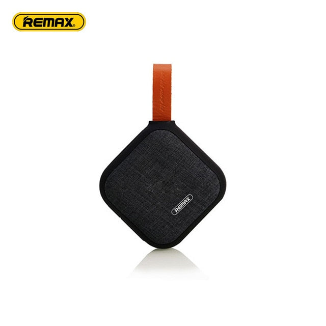 Remax RB-M15 portable fabric Bluetooth speakers support TF card, NFC connection. IPX5 waterproof bass outdoor creative gifts