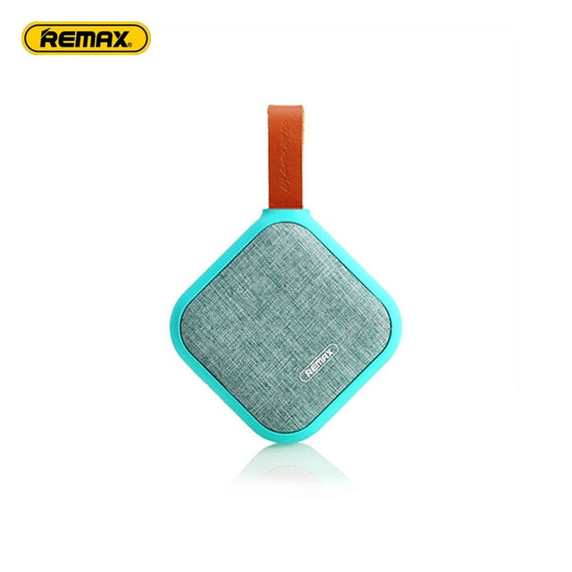 Remax RB-M15 portable fabric Bluetooth speakers support TF card, NFC connection. IPX5 waterproof bass outdoor creative gifts