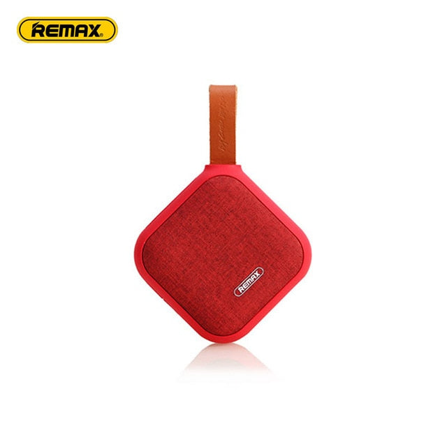 Remax RB-M15 portable fabric Bluetooth speakers support TF card, NFC connection. IPX5 waterproof bass outdoor creative gifts