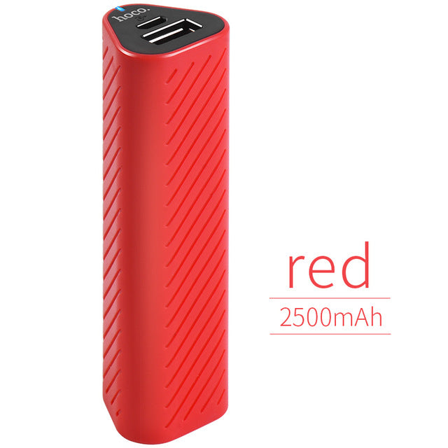 HOCO Portable Power Bank 2500mAh Lightweight Powerbank USB External Backup Battery Charger for iphone X 7 8 for Xiaomi Samsung