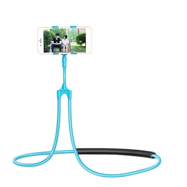 Flexible Mobile Phone Holder Hanging Neck Lazy Necklace Bracket Bed 360 Degree Phones Holder Stand For iPhone Xiaomi Huawei