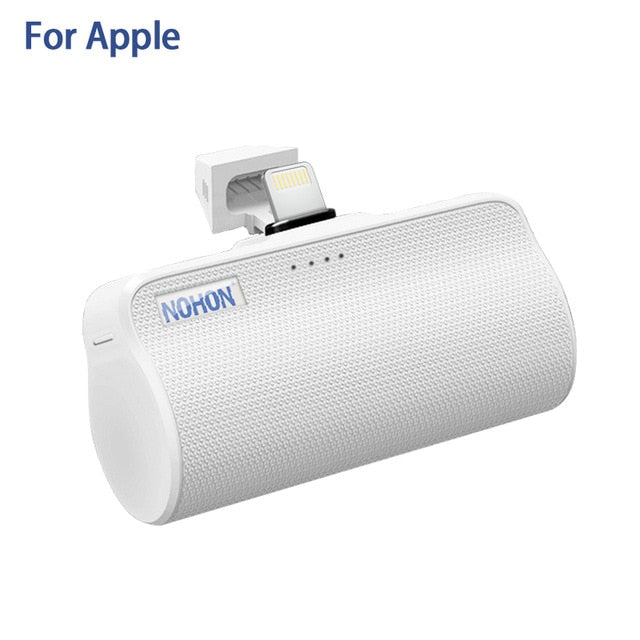 NOHON Wireless Mini Power Bank 3000mAh Portable Charger External Battery For iPhone Xiaomi Huawei Samsung USB C Powerbank