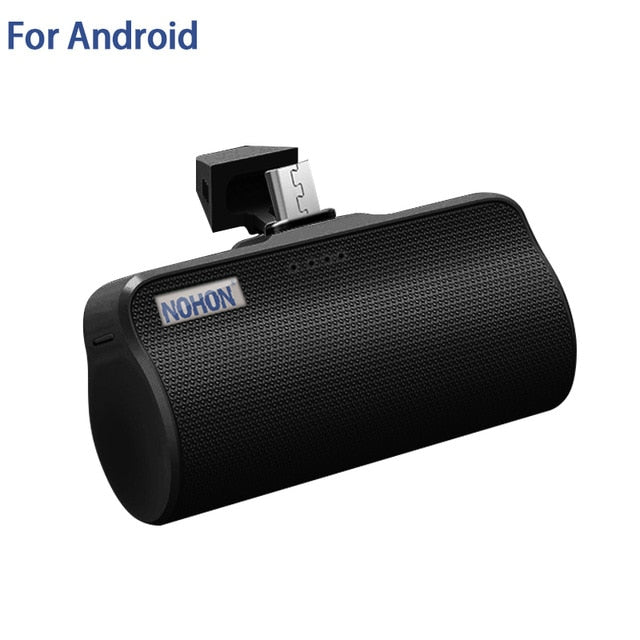 NOHON Wireless Mini Power Bank 3000mAh Portable Charger External Battery For iPhone Xiaomi Huawei Samsung USB C Powerbank