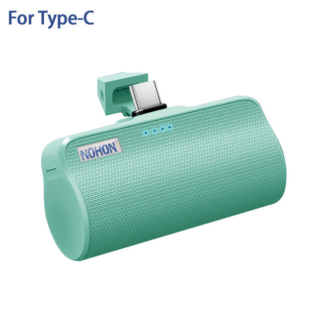 NOHON Wireless Mini Power Bank 3000mAh Portable Charger External Battery For iPhone Xiaomi Huawei Samsung USB C Powerbank
