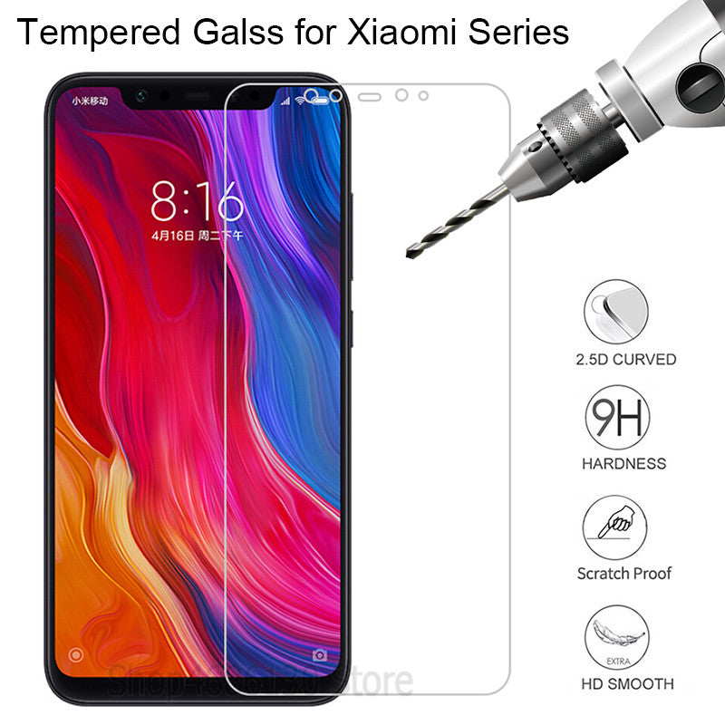 2Pcs 9H Tempered Glass For Xiaomi Redmi 5 Plus Note 5 6 Pro Glass Screen Protector For Redmi 6 Pro 6A Note 5 6 Protective Glass