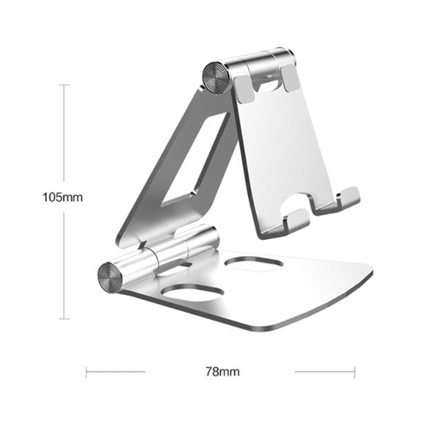 LINGCHEN Phone Holder Stand for Xiaomi mi 9 Metal Phone Holder Foldable Mobile Holder Phone Stand Desk For iPhone 7 8 X XS Max