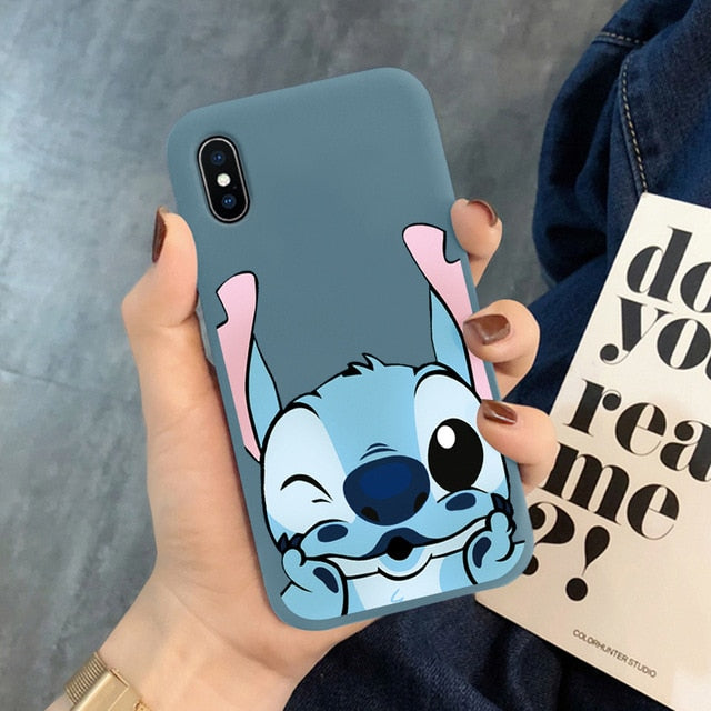 Luxury Cute Protect Soft TPU Case For iPhone 6S 8 7 6 S Plus Matte Back Coque For iPhone X XS Max XR Cartoon Phone Cases Capas